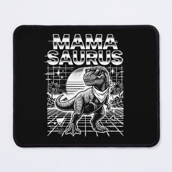 Item preview, Mamasaurus Retro Neon T-Rex Mom Dinosaur Funny Cool Mother's Day designed and sold by graphixpolash.