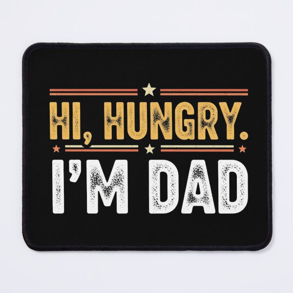 Item preview, Hi Hungry I'm Dad Simple Funny Dad Joke Humor Tee designed and sold by Designs-RZ.