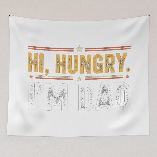 Item preview, Hi Hungry I'm Dad Simple Funny Dad Joke Humor Tee designed and sold by Designs-RZ.