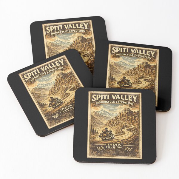 Item preview, Spiti Valley Motorcycle Expedition Vintage Travel T-Shirt | India Himalayan Road Trip Biker Design designed and sold by Globalcitytees.