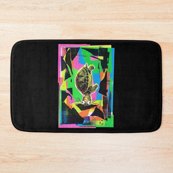 Item preview, SHELL YEAH! No.3: Upside Down Psychedelic Pop Art Turtle designed and sold by NO BEAVER NO PUNK.