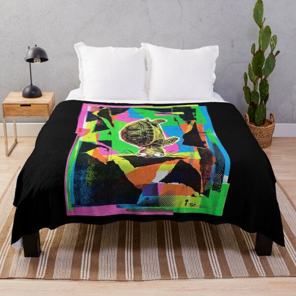 Item preview, SHELL YEAH! No.3: Upside Down Psychedelic Pop Art Turtle designed and sold by NO BEAVER NO PUNK.