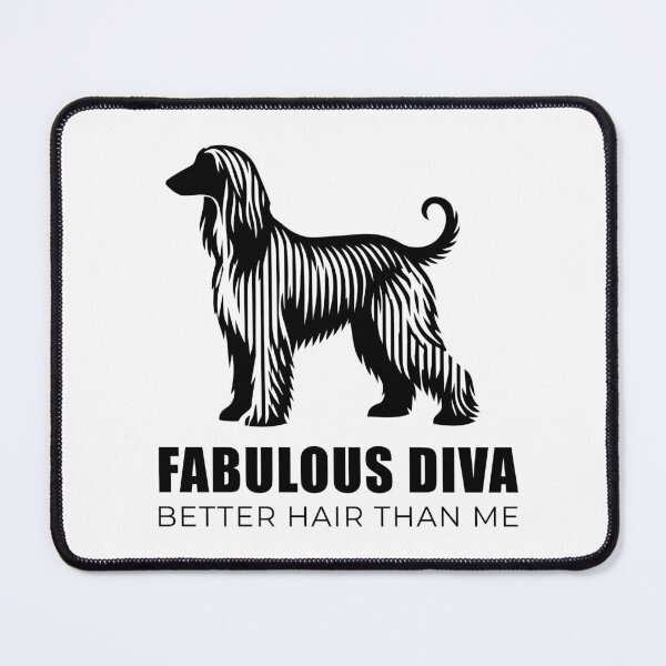 Item preview, Affie Silhouette - Minimalist Linear Afghan Hound designed and sold by Pfotenfaden.