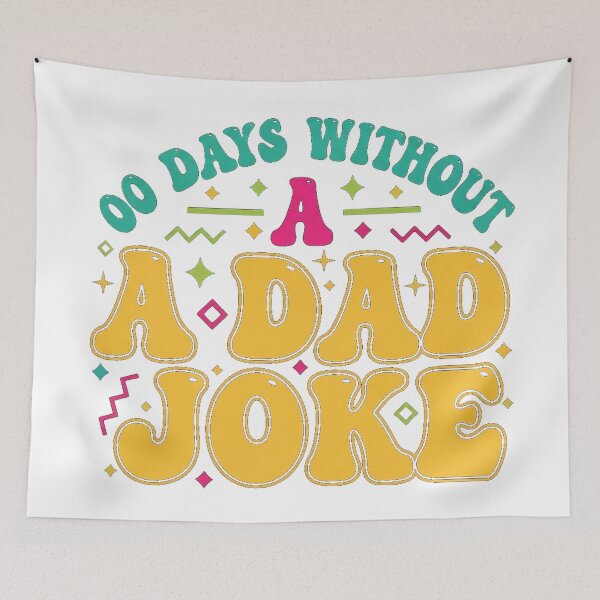 Item preview, 00 Days Without A Dad Joke Minimalist Funny Father Humor designed and sold by Designs-RZ.