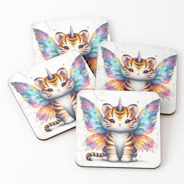 Item preview, Unicorn Tiger, Ai Generated Art designed and sold by ACC .