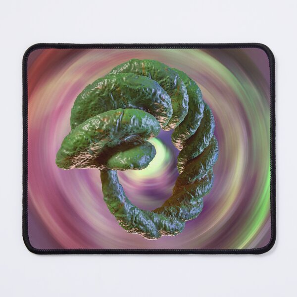 Item preview, Organic Torsion - Abstract 3D Art Green Fluid Vortex designed and sold by Keltoi-art.