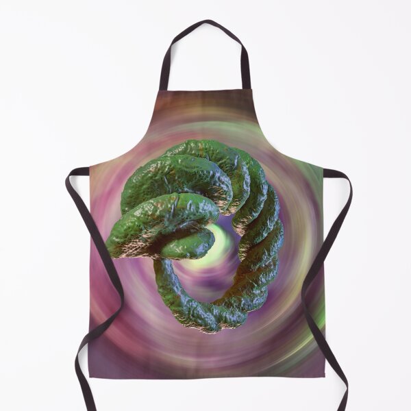 Item preview, Organic Torsion - Abstract 3D Art Green Fluid Vortex designed and sold by Keltoi-art.