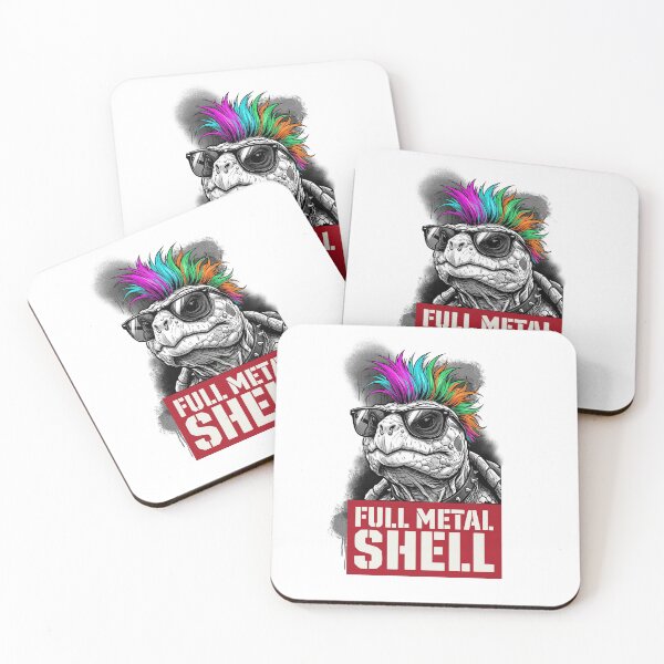 Item preview, SHELL YEAH! No.4: FULL METAL SHELL Punk Rock Mohawk Turtle designed and sold by NO BEAVER NO PUNK.