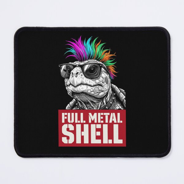Item preview, SHELL YEAH! No.4: FULL METAL SHELL Punk Rock Mohawk Turtle designed and sold by NO BEAVER NO PUNK.