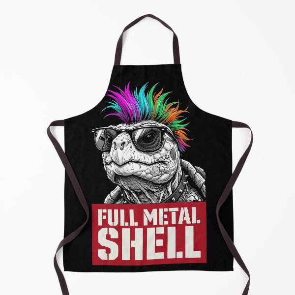 Item preview, SHELL YEAH! No.4: FULL METAL SHELL Punk Rock Mohawk Turtle designed and sold by NO BEAVER NO PUNK.