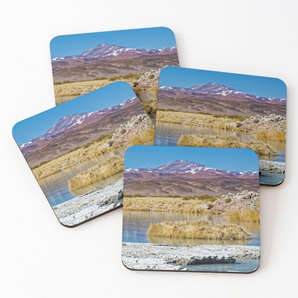 Item preview, Quewar Volcano Lagoons - Landscape Salta Argentina Altiplano Turquoise designed and sold by Keltoi-art.
