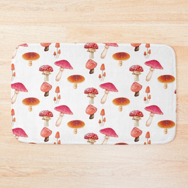 Aperçu de l'œuvre Collection de champignons aquarelle vintage, style cottagecore rétro créée et vendue par julyperson.