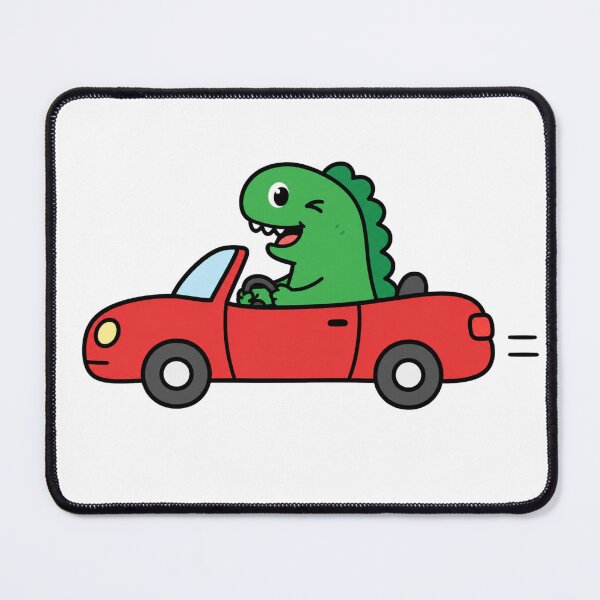 Item preview, Cute Dinosaur Driving Red Car designed and sold by Happy'CLICK'.
