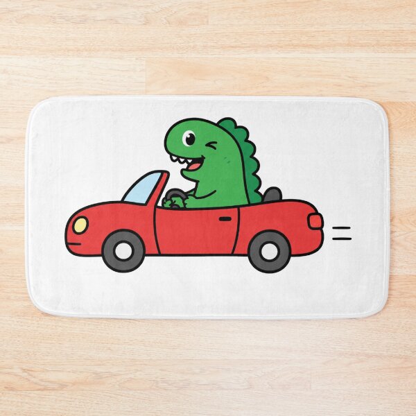 Item preview, Cute Dinosaur Driving Red Car designed and sold by Happy'CLICK'.