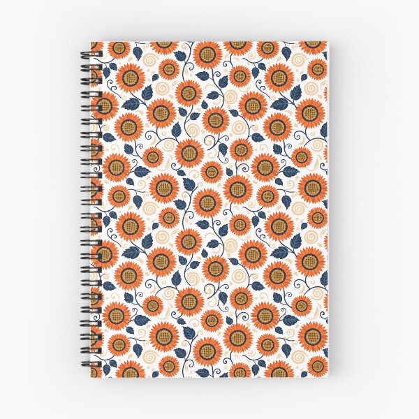 Item preview, Rustic Autumn Folk Flower and Leaf Pattern designed and sold by VelloomStore.