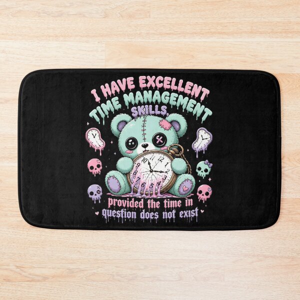 Item preview, Time Management Skills Imaginary Time Cute Creepy Kawaii Pastel Goth designed and sold by DarklyOK.