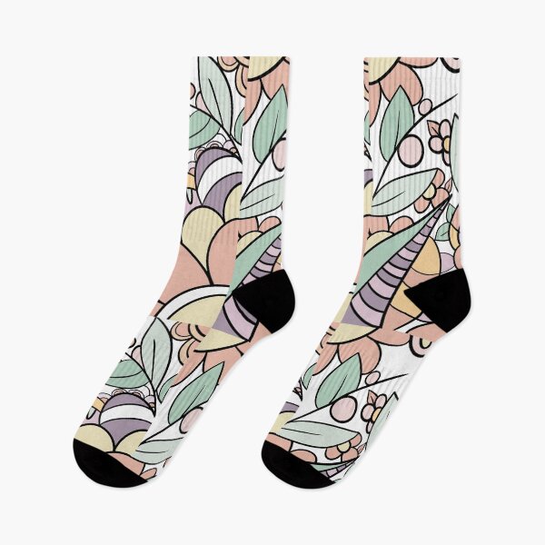 Item preview, Pastel Abstract Floral Pattern | Retro Botanical Boho Design designed and sold by Moon-Petal.