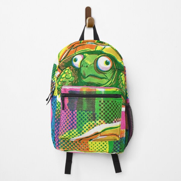 Item preview, SHELL YEAH! No.5: Colorful Pop Art Turtle - Retro Comic Halftone Style designed and sold by NO BEAVER NO PUNK.