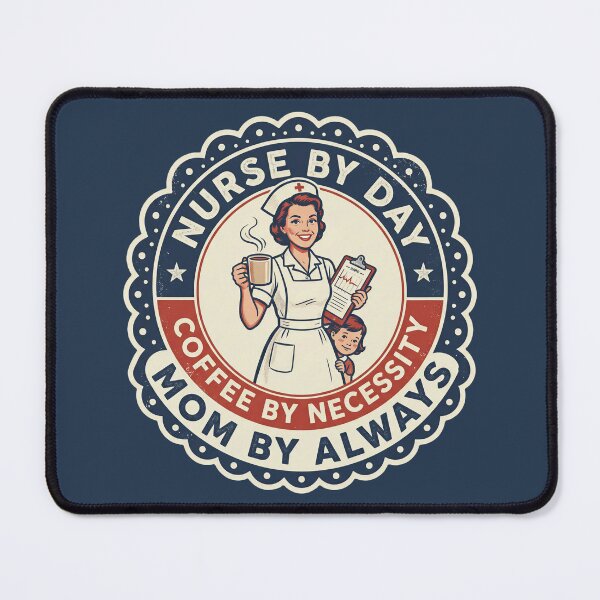 Item preview, Nurse Mom Shirt Vintage | 1950s Nurse Tee | Retro Nurse Mom Gift | Funny Nurse Gift | RN Mom Gift | Nurse Appreciation Week Shirt designed and sold by DESIGN BUREAU .