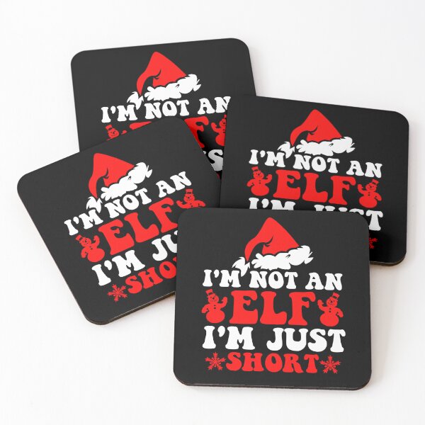 Item preview, I'm Not An Elf I'm Just Short Funny Christmas designed and sold by CosmoKitsch.