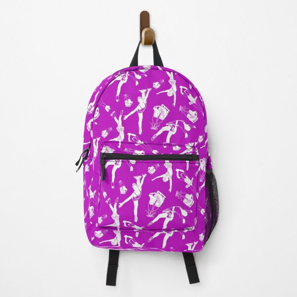Item preview, Female Figure Skaters Retro Pop Collection in Vibrant Purple designed and sold by Purposely Designed.