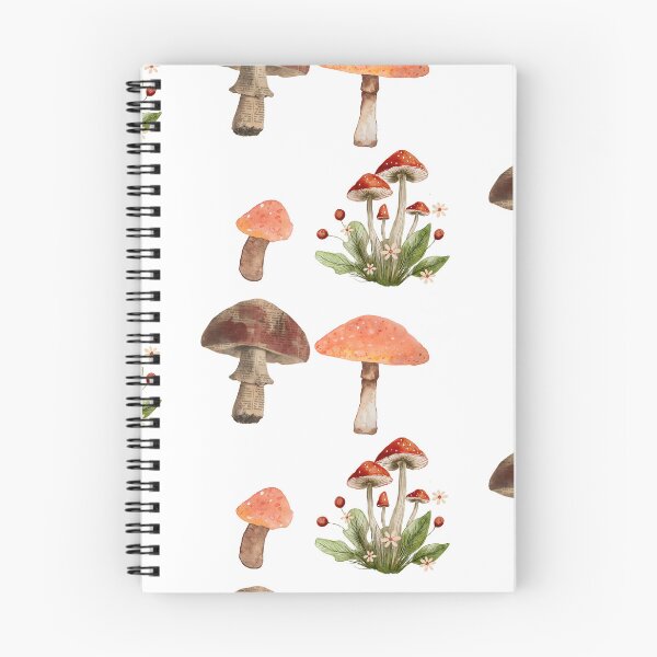 Aperçu de l'œuvre Collection de champignons aquarelle vintage, style cottagecore rétro créée et vendue par julyperson.