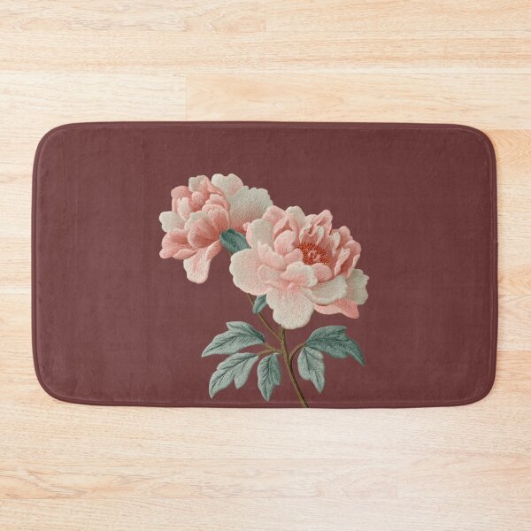 Item preview, Embroidered Blush Peony Bouquet designed and sold by MegaNovaArt.
