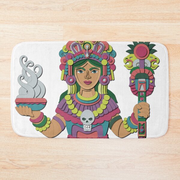 Item preview, Aztec Priestess - Vector Illustration of a Pre-Columbian Goddess in Color designed and sold by Keltoi-art.