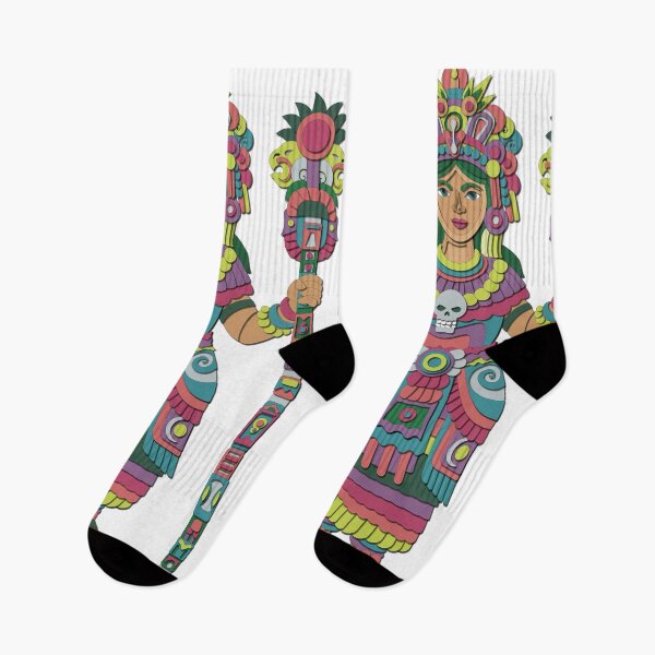 Item preview, Aztec Priestess - Vector Illustration of a Pre-Columbian Goddess in Color designed and sold by Keltoi-art.