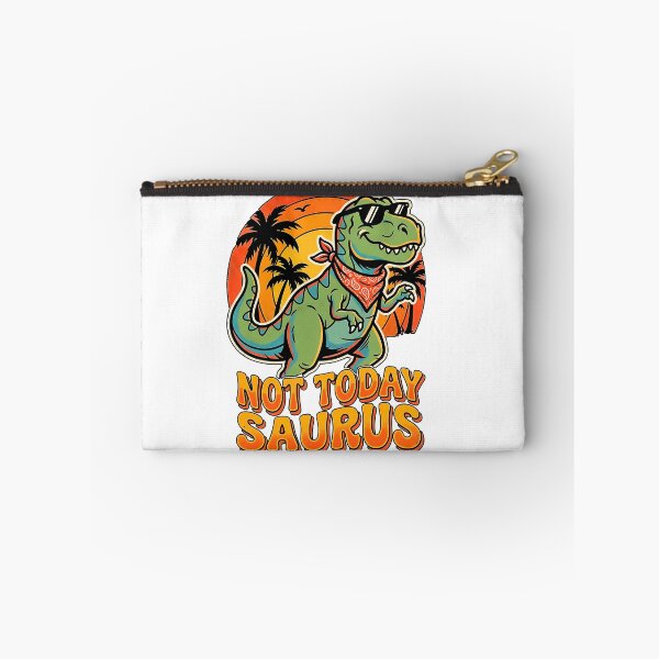 Item preview,  Not Today Saurus Funny Retro T-Rex Dinosaur Sunset Cool Attitude Humor designed and sold by graphixpolash.