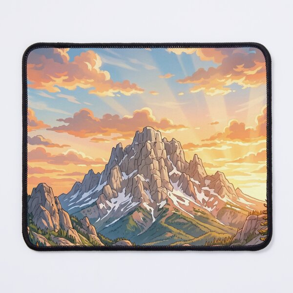Item preview, Lassen Volcanic National Park Anime Landscape designed and sold by SpiriTravels.