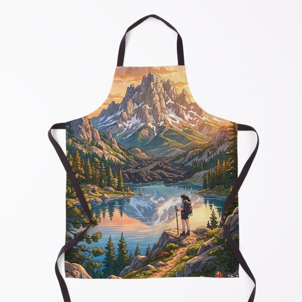 Item preview, Lassen Volcanic National Park Anime Landscape designed and sold by SpiriTravels.