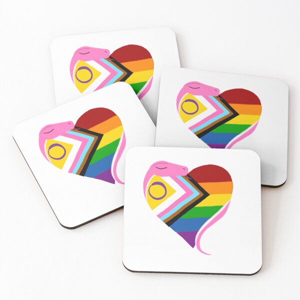 Item preview, Snake Hugs: Intersex Inclusive Pride Progress Flag  designed and sold by gaydragongeek.
