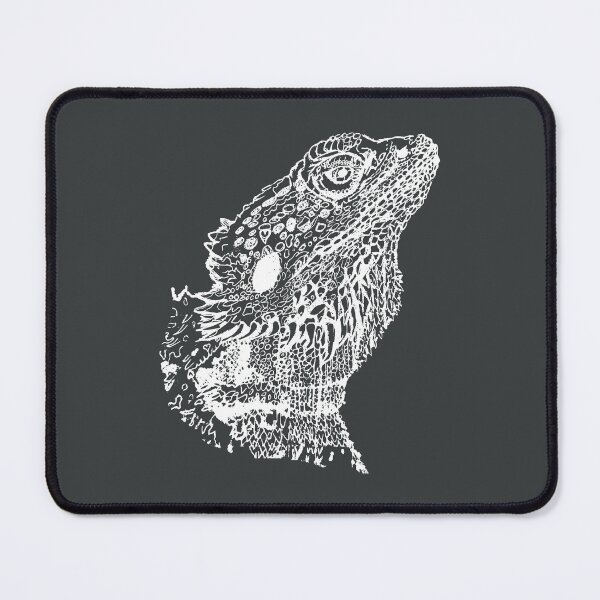 Item preview, Bearded Lizard - Light Lines - (#353839) designed and sold by The Stippler Process.