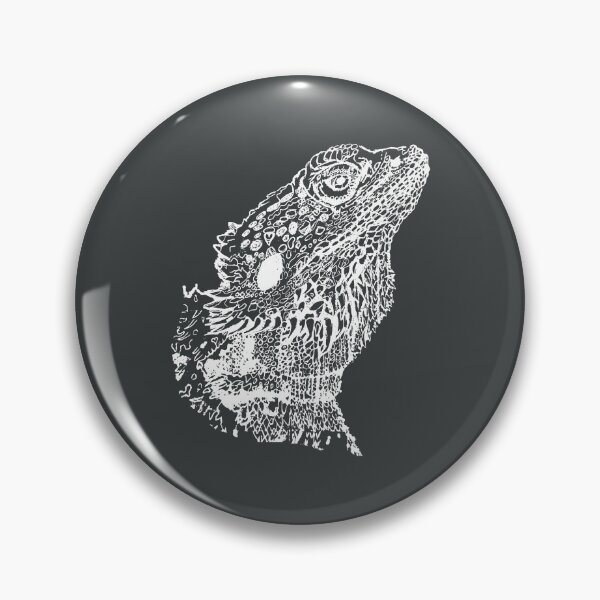 Item preview, Bearded Lizard - Light Lines - (#353839) designed and sold by The Stippler Process.