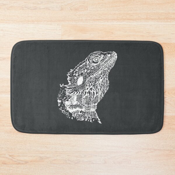 Item preview, Bearded Lizard - Light Lines - (#353839) designed and sold by The Stippler Process.