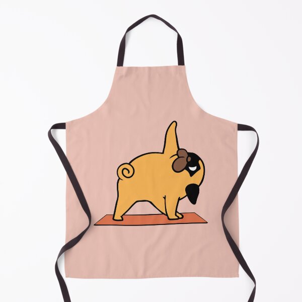 Item preview, Pug Yoga Triangle Pose designed and sold by Huebucket.