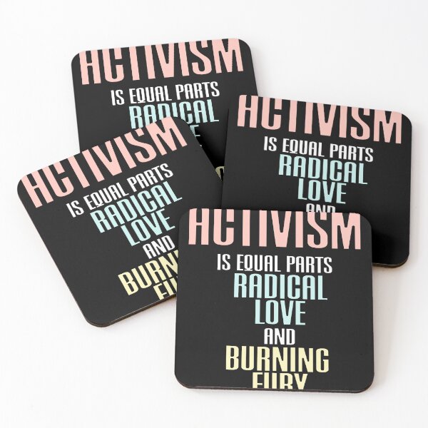 Item preview, Activism Is Equal Parts Radical Love And Burning Fury Activist Social Justice Advocate designed and sold by RetroMini2026.