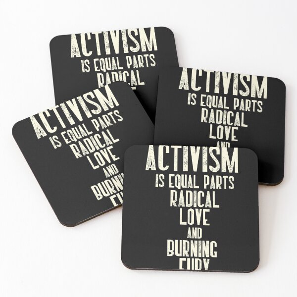 Item preview, Activism Is Equal Parts Radical Love And Burning Fury Social Justice Advocate designed and sold by RetroMini2026.