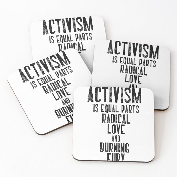 Item preview, Activism Is Equal Parts Radical Love And Burning Fury Social Justice Activist designed and sold by RetroMini2026.