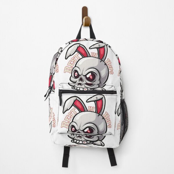 Item preview, Rest In Hops Funny Bunny Skull Gothic Rabbit Halloween Streetwear Logo designed and sold by DesignArtist.ia.