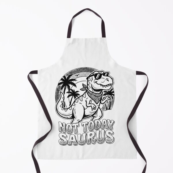Item preview, Not Today Saurus Funny Retro T-Rex Dinosaur Sunset Cool Attitude Humor designed and sold by graphixpolash.