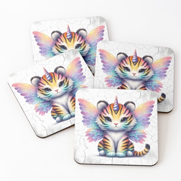 Item preview, Unicorn Tiger, Ai Generated Art designed and sold by ACC .