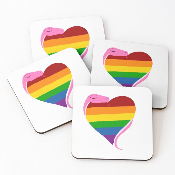 Item preview,  Snake Hugs: Rainbow Flag  designed and sold by gaydragongeek.