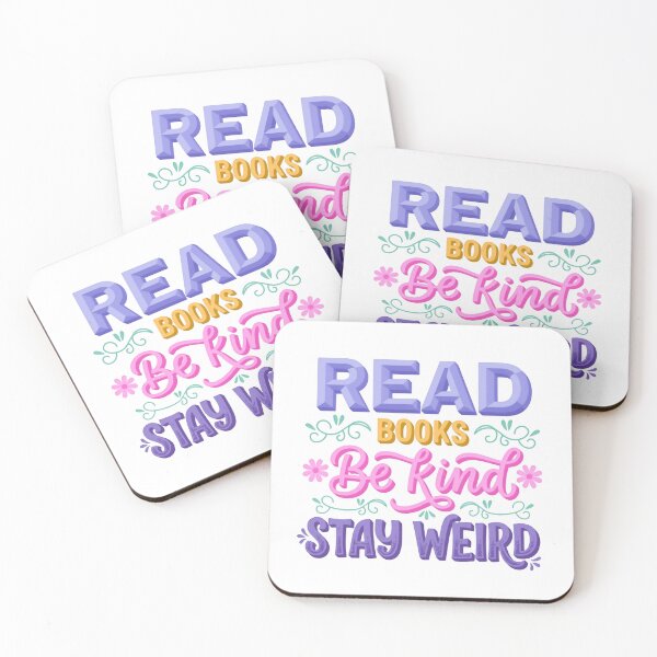Item preview, Read Books Be Kind Stay Weird Book Lover Reader Kindness Unique Individuality Quote designed and sold by RetroMini2026.
