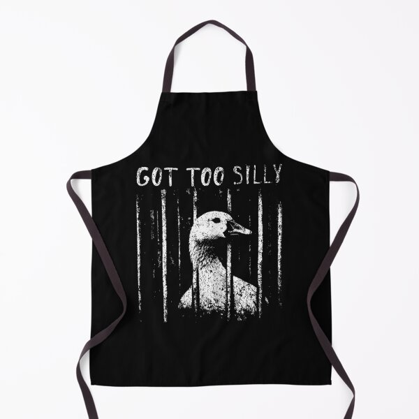 Item preview, Got Too Silly | Funny Silly Goose In Jail Meme designed and sold by Alluka Brand.