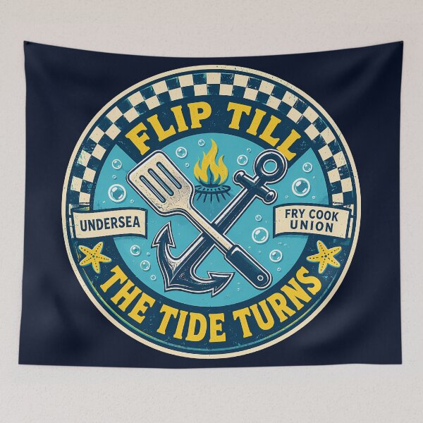 Item preview, Undersea Fry Cook Badge designed and sold by agearb.