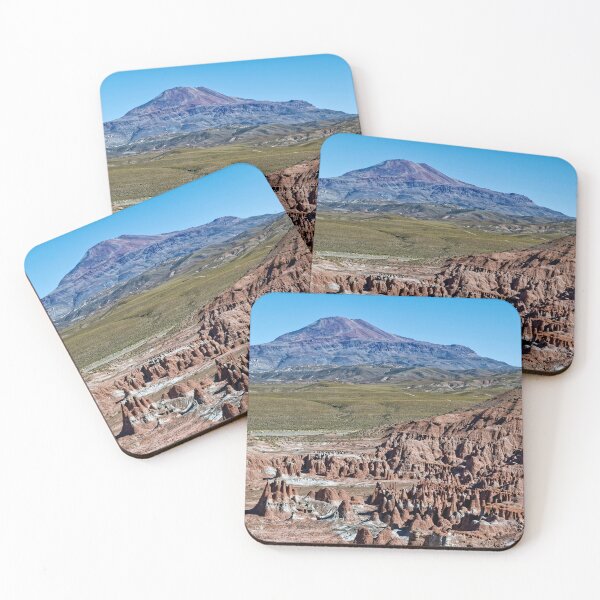 Item preview, Granada Volcano - Jujuy Landscape Photo - Red Rock Formations designed and sold by Keltoi-art.