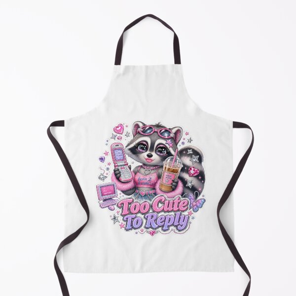 Item preview, Too Cute To Reply Y2K Raccoon Sticker designed and sold by Ashley critters.