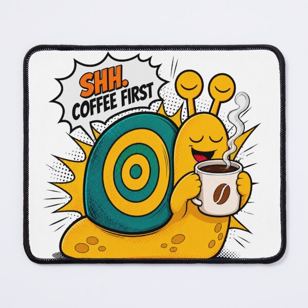 Item preview, Snail Coffe First Mug designed and sold by HomeyDay.
